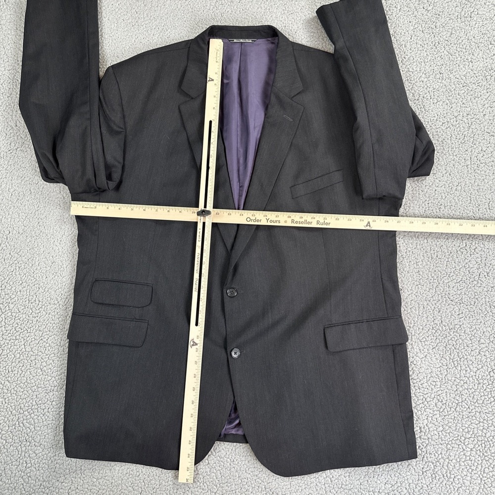 Jack Victor Select Ned Ct Blazer Men 56l Black 2 Button Double Vented Sport Coat View 4